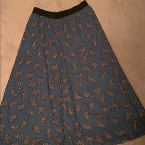 LuLaRoe 2XL floral tall skirt